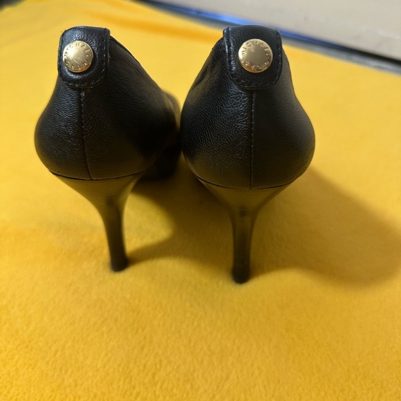 Michael Kors Black Peep Toe Heels size 7 1/2 - Picture 5 of 8